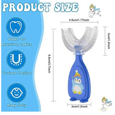 LXINDIA Brushes Tekme U Shaped Toothbrush for Kids