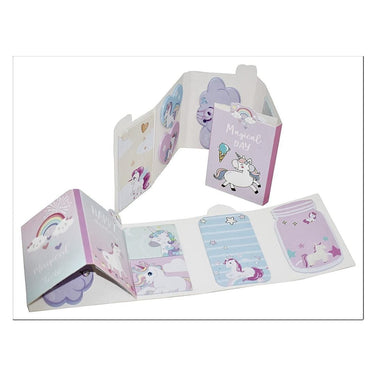 LX INDIA Sticky Notes TERA 13 (Pack of 1) Unicorn Book Shape Sticky Notes