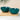 LX INDIA Bowl The Earth Store Teal Diamond Ceramic Bowl (Set of 2, 500ML)