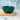 LX INDIA Bowl The Earth Store Teal Diamond Ceramic Bowl (Set of 2, 500ML)