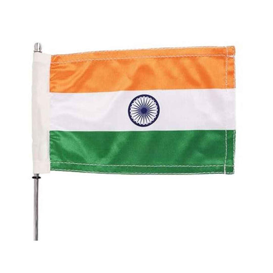LX INDIA National Flag The Flag Corporation Indian National Bike or Boat Flag of Size 6in x 9in