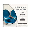 LXINDIA Dinner Set THEARTISANEMPORIUM Retro Green Ceramic Dinner Set