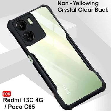 LXINDIA Protection Covers TheGiftKart Crystal Clear Back Cover Case for Mi Redmi 13C 4G and Poco C65