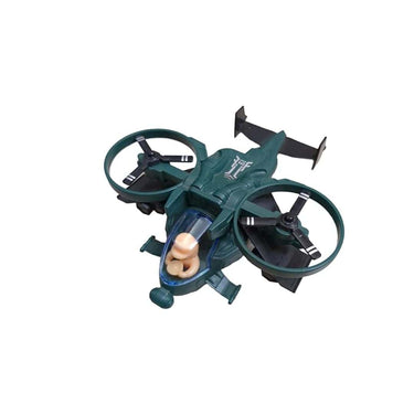 LXINDIA Toys TheKeenKid Unbreakable Toy Helicopter  Friction Powered Gunship Helicopter