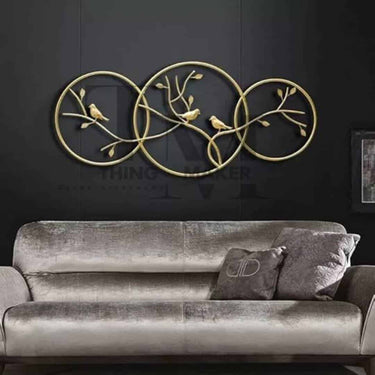 LXINDIA Wall Hanging THING MAKER Metal Abstract Wall Art Wall Hanging Sculpture For Home Decoration