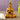 LX INDIA Buddha Monk Design 7 Gold TIED RIBBONS Decorative Buddha Idol Statue