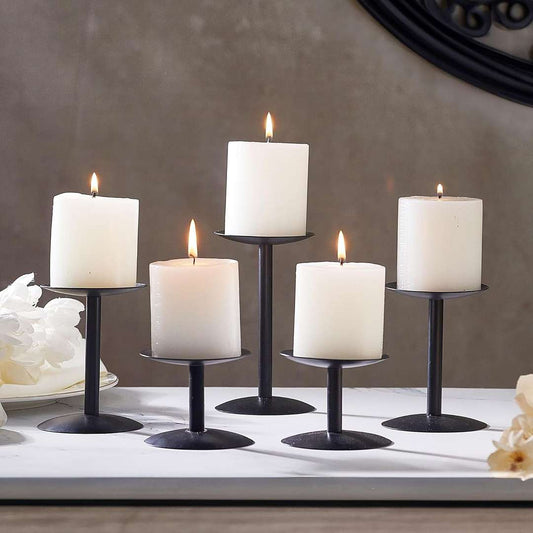 LX INDIA CANDLE HOLDER TIED RIBBONS Pack of 5 Candle Holder