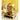 LX INDIA Buddha Monk TIED RIBBONS Polyresin Decorative Monk Buddha Showpiece Golden