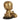 LX INDIA Buddha Monk TIED RIBBONS Polyresin Decorative Monk Buddha Showpiece Golden