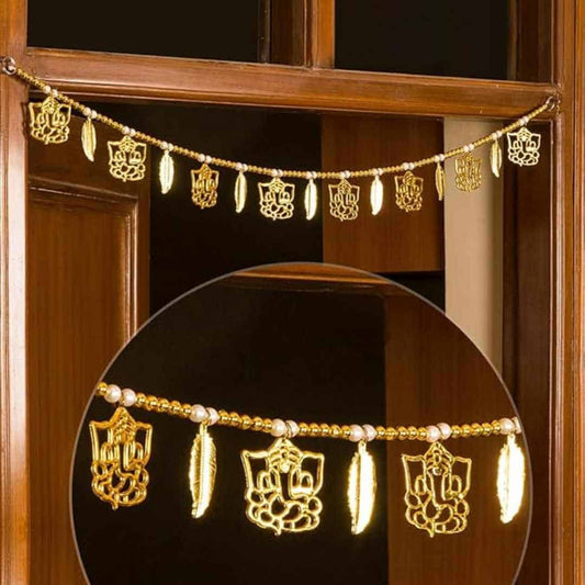 LXINDIA Wall Hanging TIED RIBBONS Torans for Main Door Wall Hanging Bandhanwar ( Multicolor)