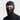LX INDIA Face Mask Tiivra Slash Cut Balaclava 4 Way Stretch Red Heat Black