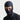 LX INDIA Face Mask Tiivra Slash Cut Balaclava 4 Way Stretch Track Spec Black