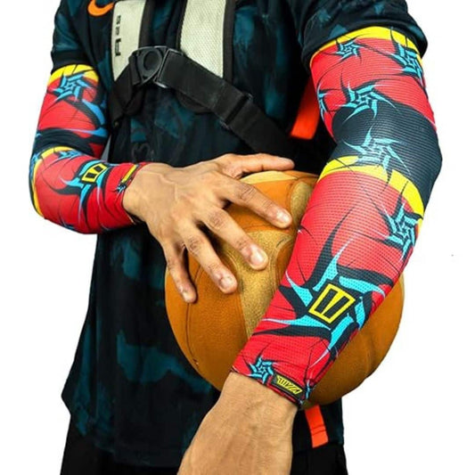 LX INDIA Arm Sleeves Tiivra Ultimate Outdoor Sun Protection Arm Sleeves Shuriken