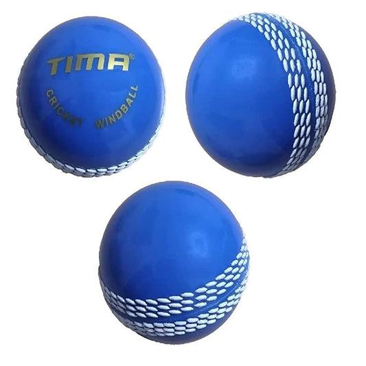 LX INDIA Cricket ball TIMA Synthetic Cricket Ball Poly Hard Cricket Balls (Blue Pack of 3)