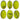 LX INDIA Cricket ball Tima Synthetic Poly Hard Cricket Ball Yellow (Pack of 6 Balls)