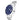 LX INDIA Watch Blue TIMEWEAR Analog Day Date Functioning Stainless Steel Chain Watch for Men