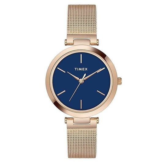 LX INDIA Analog Watch TIMEX Analog Dial Blue Women watch-TWEL118SMU03