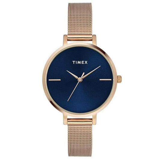 LX INDIA Analog Watch TIMEX Analog Dial Blue Women watch-TWEL155SMU07