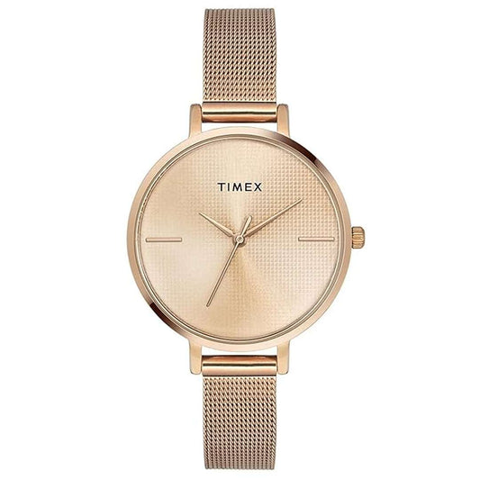 LX INDIA Analog Watch TIMEX Analog Dial Rose Gold Women watch-TWEL155SMU06