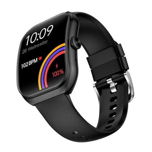 LX INDIA Smartwatch TIMEX Smart Progen 1.95" (4.95 cm) Curved AMOLED Display with Functional Crown and BT Calling Smartwatch