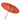 LX INDIA Umbrella Orange TIPTOP DECORATION Parasol Japanese Traditional Umbrella (33 Inch)