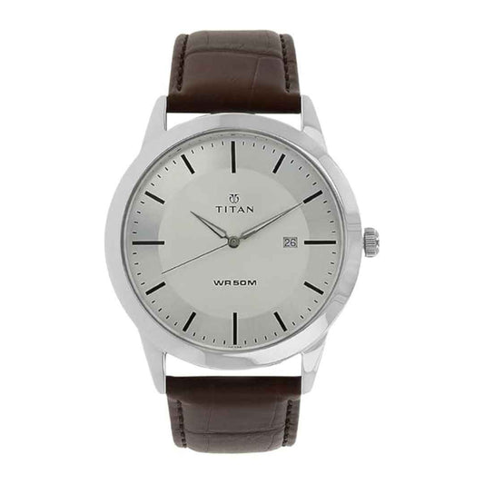 LX INDIA Watch Titan Autumn-Winter 19 Analog Silver Dial Men's Watch