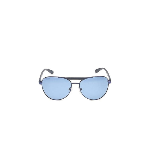 LX INDIA Sunglasses Titan Blue Aviator Polarised Sunglasses for Men (Frame Size:Large)