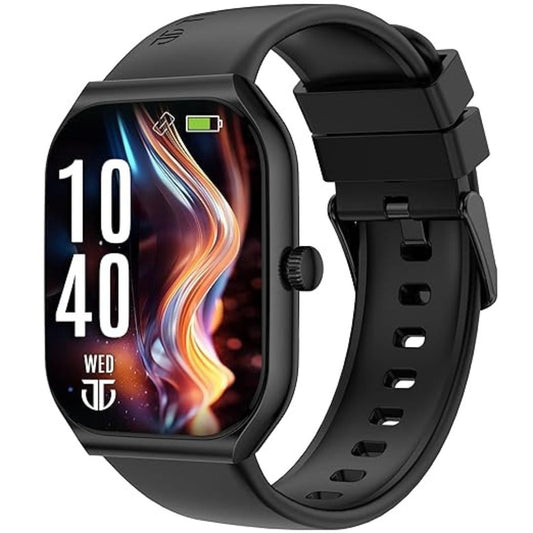 LXINDIA Smart Watch Titan Smart 3 Premium Smart Watch 1.96 Super AMOLED Display (Black)
