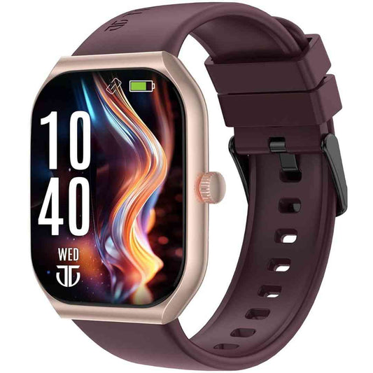 LX INDIA Smart Watch Titan Smart 3 Premium Smart Watch (Wine Red)