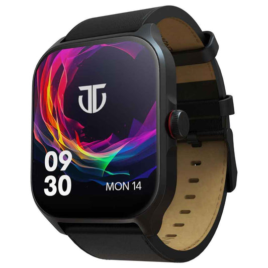 LX INDIA Smart Watch Titan Zeal Premium Fashion Smart Watch, 1.85" AMOLED Display with AOD (Black)