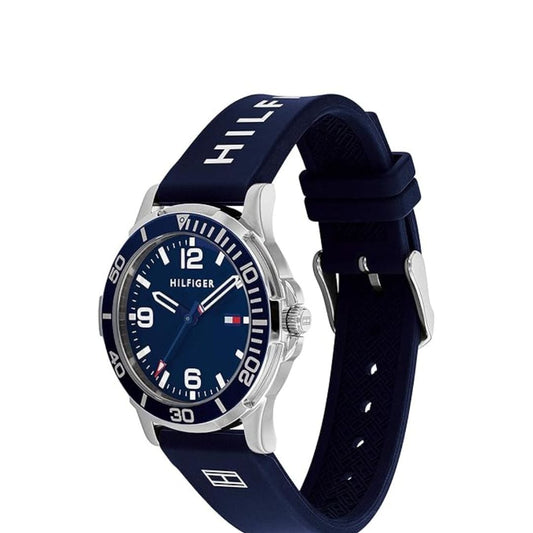 LX INDIA Digital Watch Tommy Hilfiger Blue Dial Round Shaped Casual Women Analog Watch