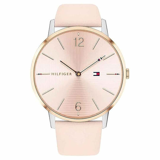LX INDIA Analog Watch Tommy Hillfiger Quartz Pink Dial Pink Leather Strap Watch for Women