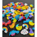 LXINDIA Eraser TOYSFAST (100 Pcs) Cartoon Eraser Fancy Eraser for Kids