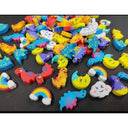 LXINDIA Eraser TOYSFAST (100 Pcs) Cartoon Eraser Fancy Eraser for Kids