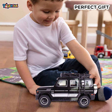 LXINDIA Toys Toyshine  Friction Powered Jeep Black