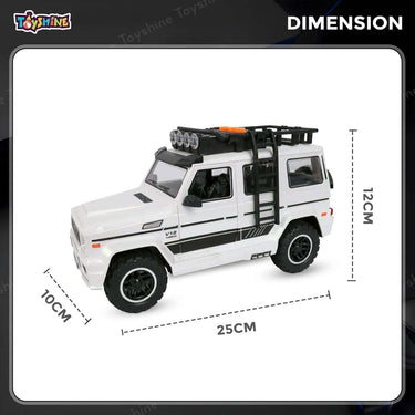 LXINDIA Toys Toyshine  Friction Powered Jeep White