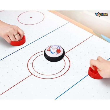 LXINDIA Hockey Kit Toyshine Ice Hockey Kit for Kids Battery Operated Air Powered Game