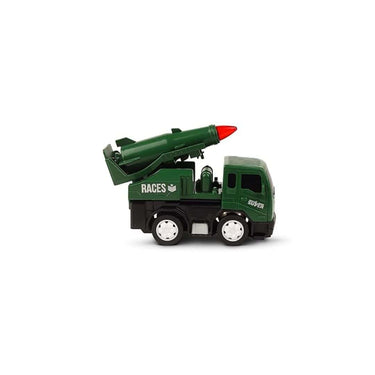 LXINDIA Toys TOYZONE Friction Powered Mini Truck Missile Launcher Truck