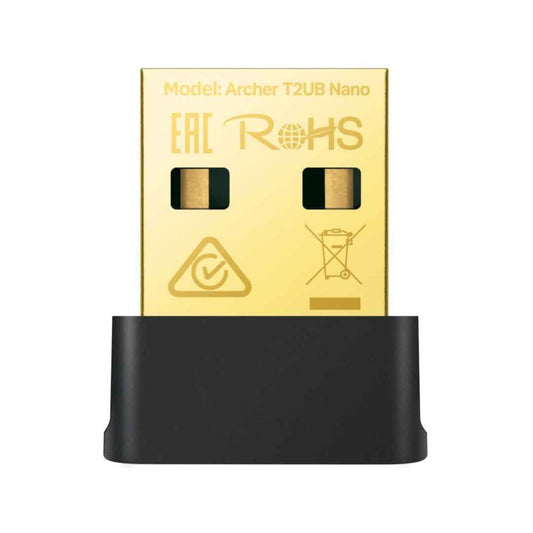 LX INDIA Wifi Dongles TP-Link Archer T2Ub Nano Ac600 USB 2.0 Wi-Fi Bluetooth 4.2 Desktop USB Adapter|Dual Band Wireless 600 Mbps