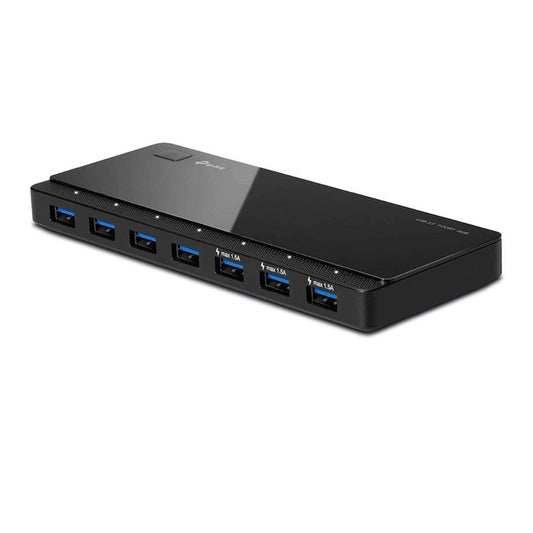 LXINDIA USB HUB TP-Link Powered USB Hub with 7 Data Smart Charging USB