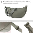 LX INDIA Bag Tressential Nylon Half Moon Shape Crossbody Sling Bag