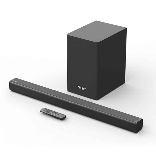 LX INDIA Speakers Tribit Soundbar Speaker S1 with Wired Subwoofer for Deep Bass
