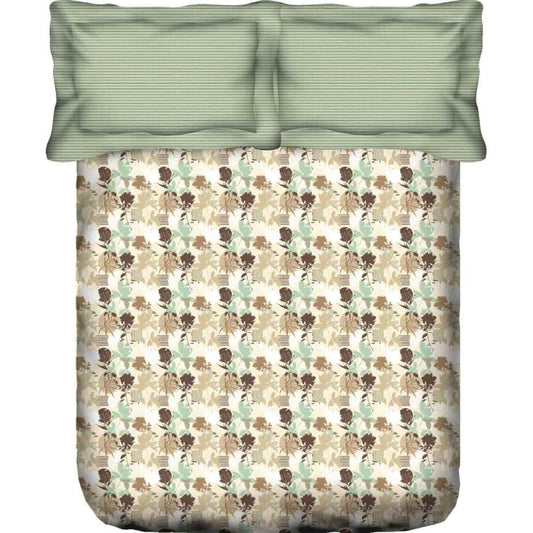 LX INDIA Bedsheet Adele Mist TRIDENT Carnival Gift Cotton Bed Sheet