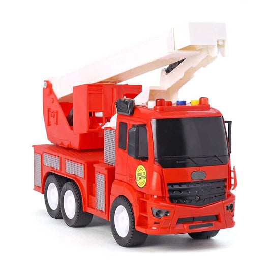 LXINDIA Toys TriLok Rescue JCB  Elevator Push and Go