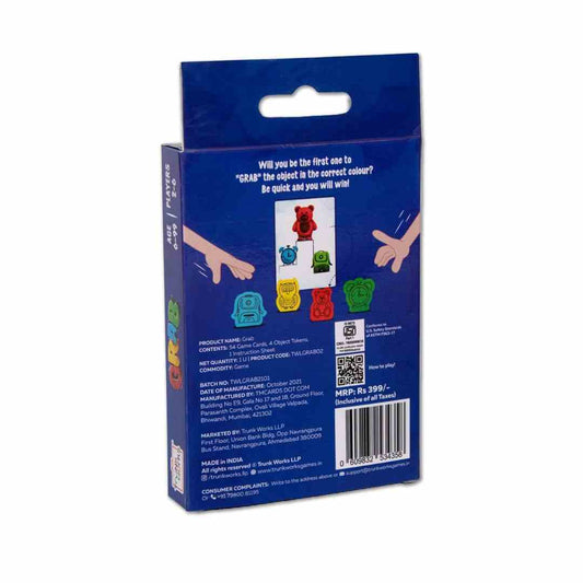 LXINDIA BOARD GAMES Trunk Works Grab Game | Kids Card Games