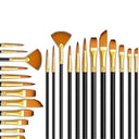 LXINDIA Painting Brush Twizzle Art brush set for artists (Set of 12)