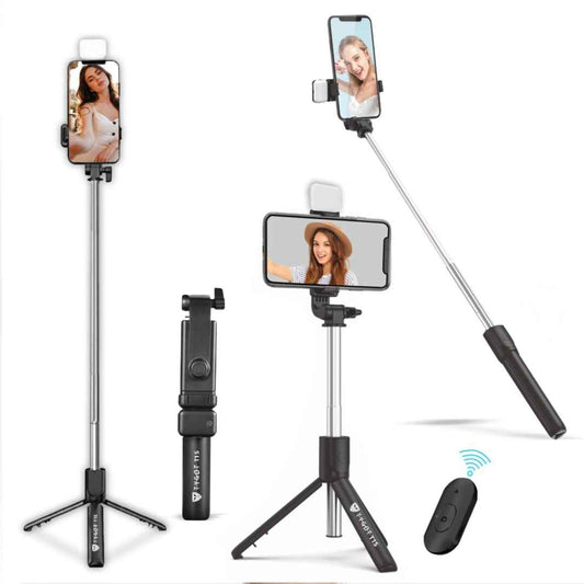 LX INDIA Mobile Tripods Tygot T1S SnapStick with Tripod Stand, 3 in 1 Multifunctional Design