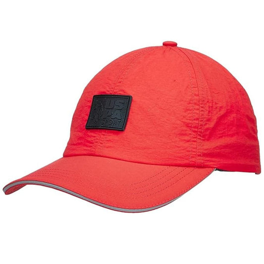 LX INDIA Caps and Hats U.S. POLO ASSN. Men's Cotton Baseball Cap  Red