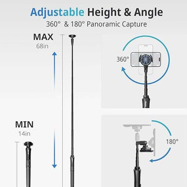 LXINDIA Selfie Sticks UBeesize 68inch  Magnetic Selfie Stick Phone Tripod with Wireless Remote