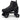 LXINDIA Roller Skates Ubervia Classic Quad Skates Women Men Roller Skate  Black